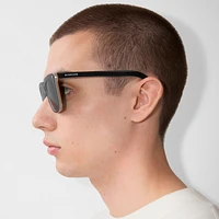Icon Stripe Sunglasses in Black - Men | Burberry® Official