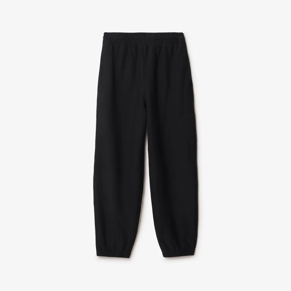 Cotton Jogging pants in Black - Men | Burberry® Official