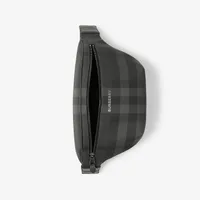 Cason Belt Bag in Charcoal - Men, Canvas | Burberry® Official