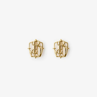 B Charm Hair Clips in Gold | Burberry® Official