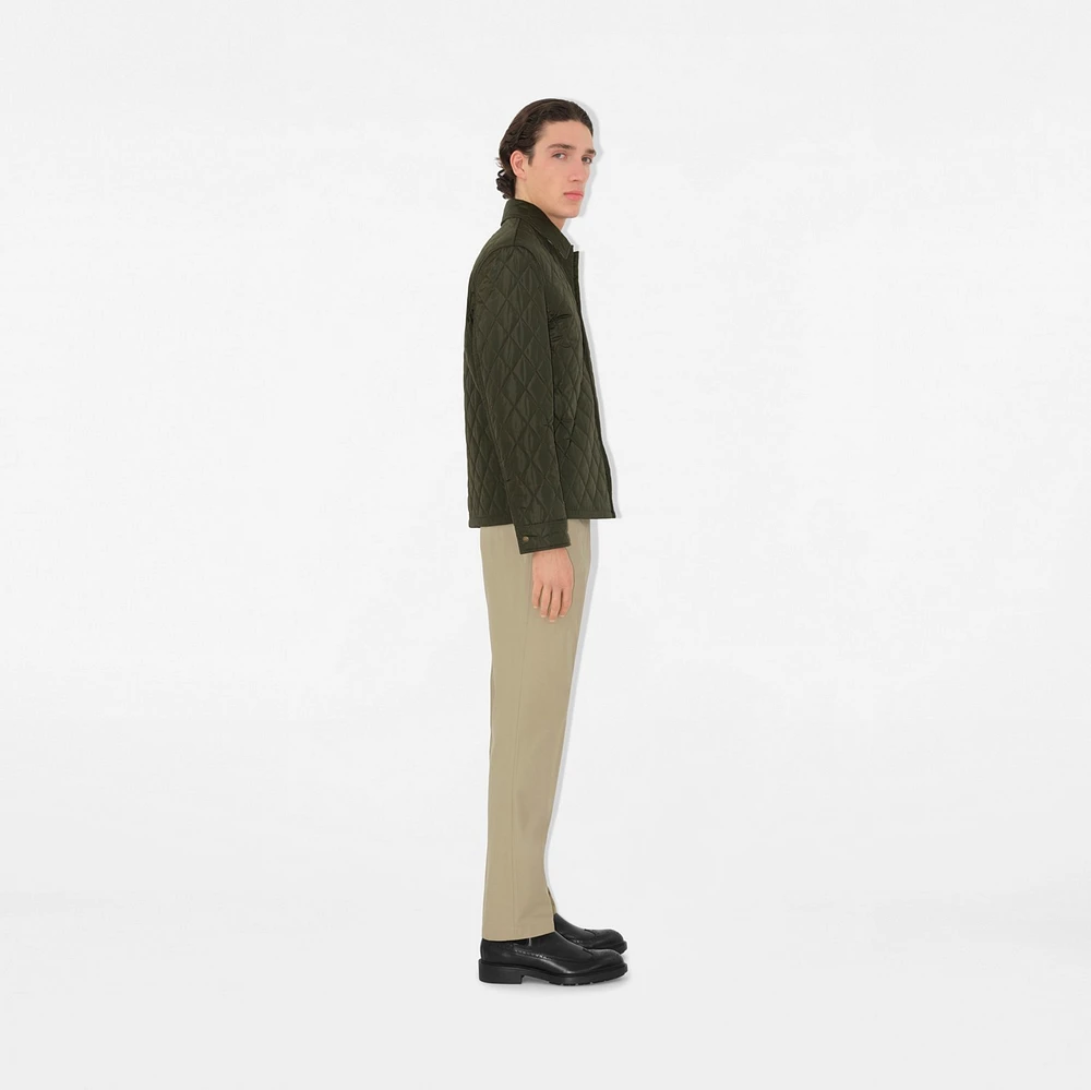 Cotton Chinos in Skylark - Men | Burberry® Official