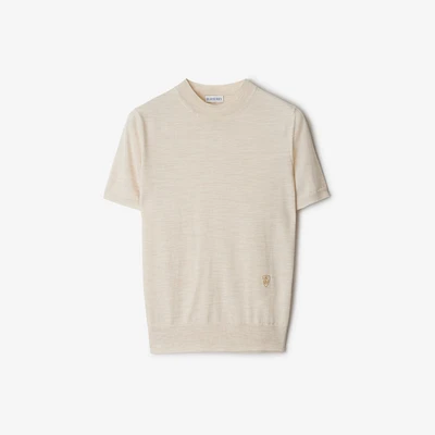 Wool Top in Nutmeg - Women | Burberry® Official