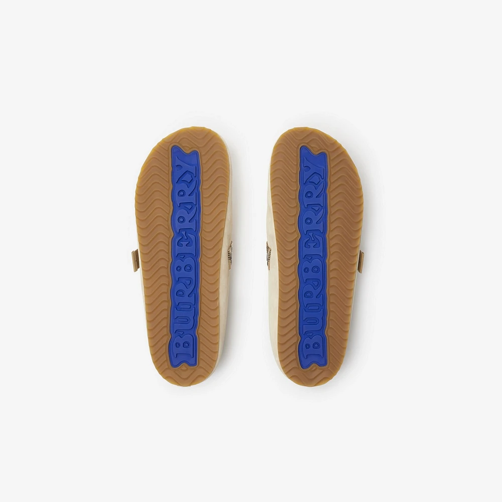 Suede Urchin Clogs in Bake - Men | Burberry® Official