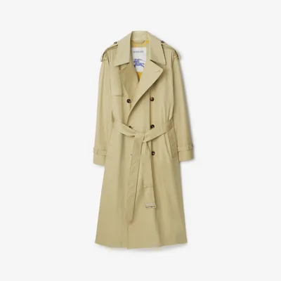 Long Castleford Trench Coat in Hunter - Men