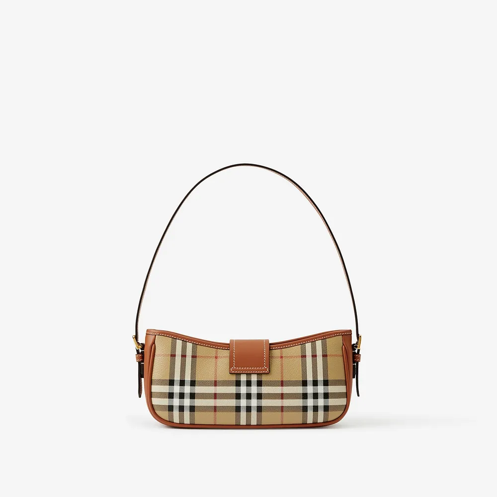 Check Sling Bag in Archive beige/briar brown - Women, Vintage Check | Burberry® Official