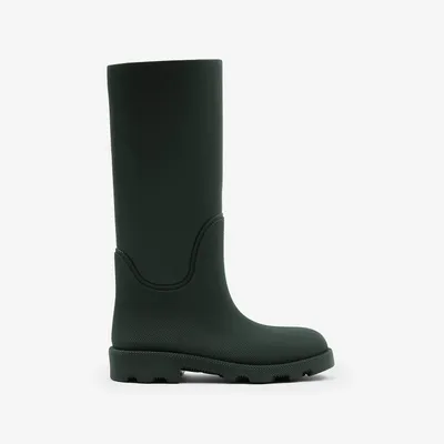 Rubber Marsh High Boots in Vine - Women | Burberry® Official