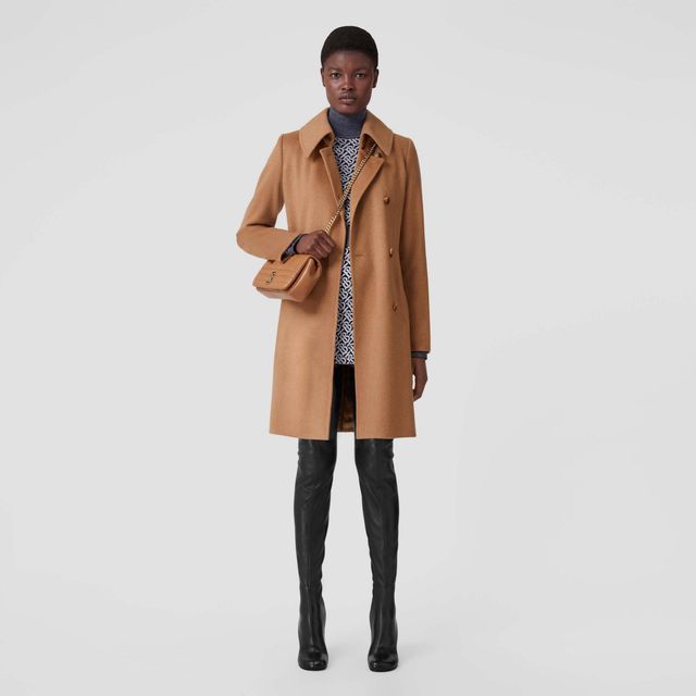 burberry regenerated cashmere trench coat