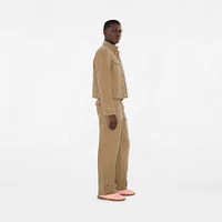 Cotton Trousers in Walrus - Men | Burberry® Official
