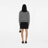 EKD Wool Cashmere Sweater in Grey - Women | Burberry® Official
