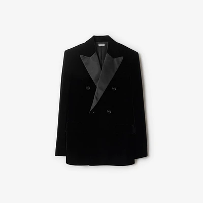 Velvet Tuxedo Jacket in Black - Men, Technical | Burberry® Official