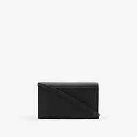 Cotswolds Strap Wallet in Black - Women, Leather | Burberry® Official