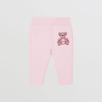 Thomas Bear Motif Cotton Jogging Pants Pale Candy Pink - Children | Burberry® Official
