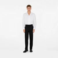 Cotton Trousers in Black - Men | Burberry® Official