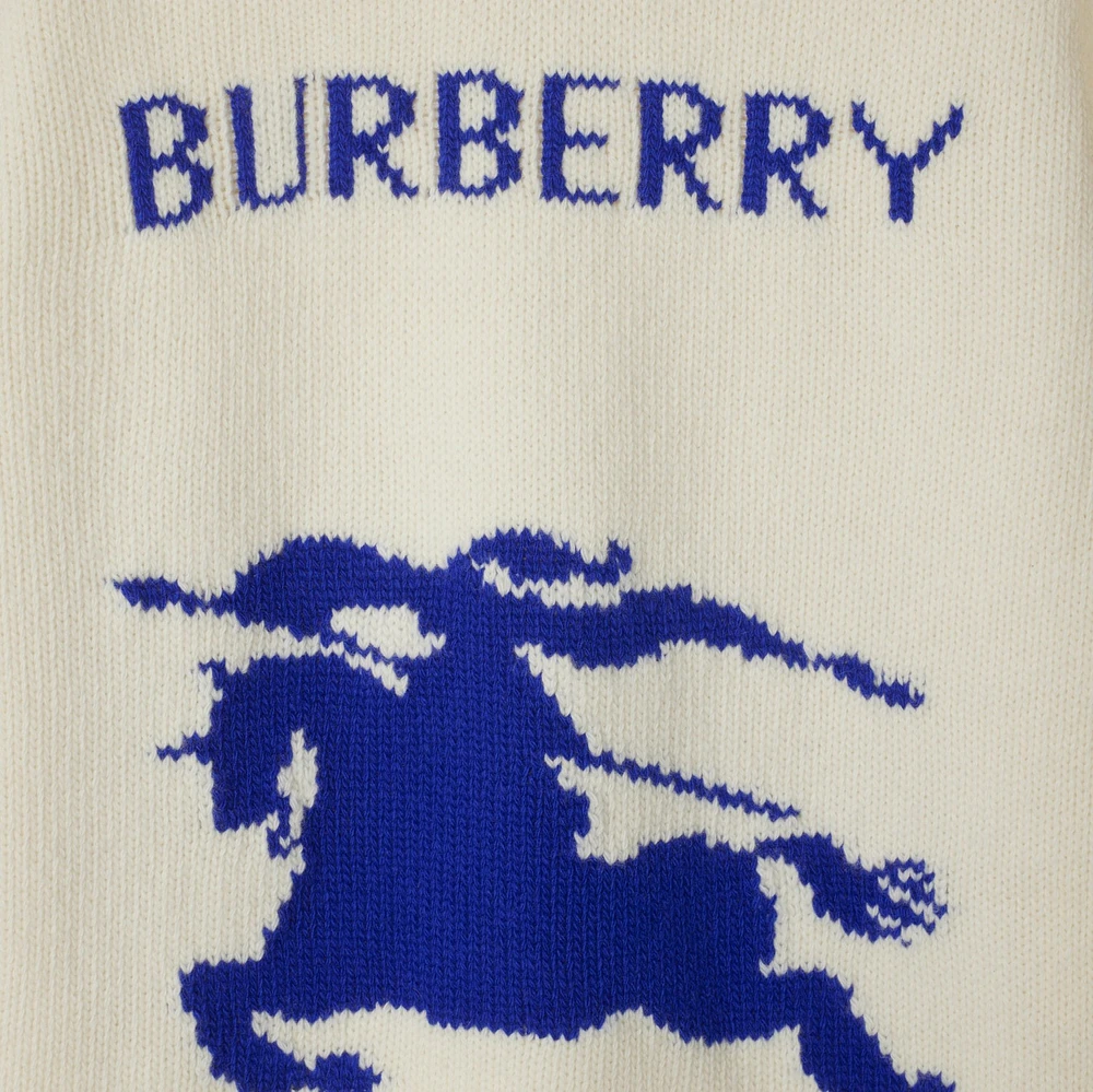 EKD Wool Cashmere Sweater in Off white - Women | Burberry® Official