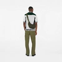 Clifton Horseshoe Crossbody Bag​ in Shale - Men, Nylon | Burberry® Official