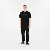 Cotton Jogging Pants in Black - Men | Burberry® Official