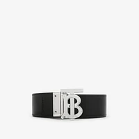 Reversible Check TB Belt in Archive beige/silver - Men | Burberry® Official