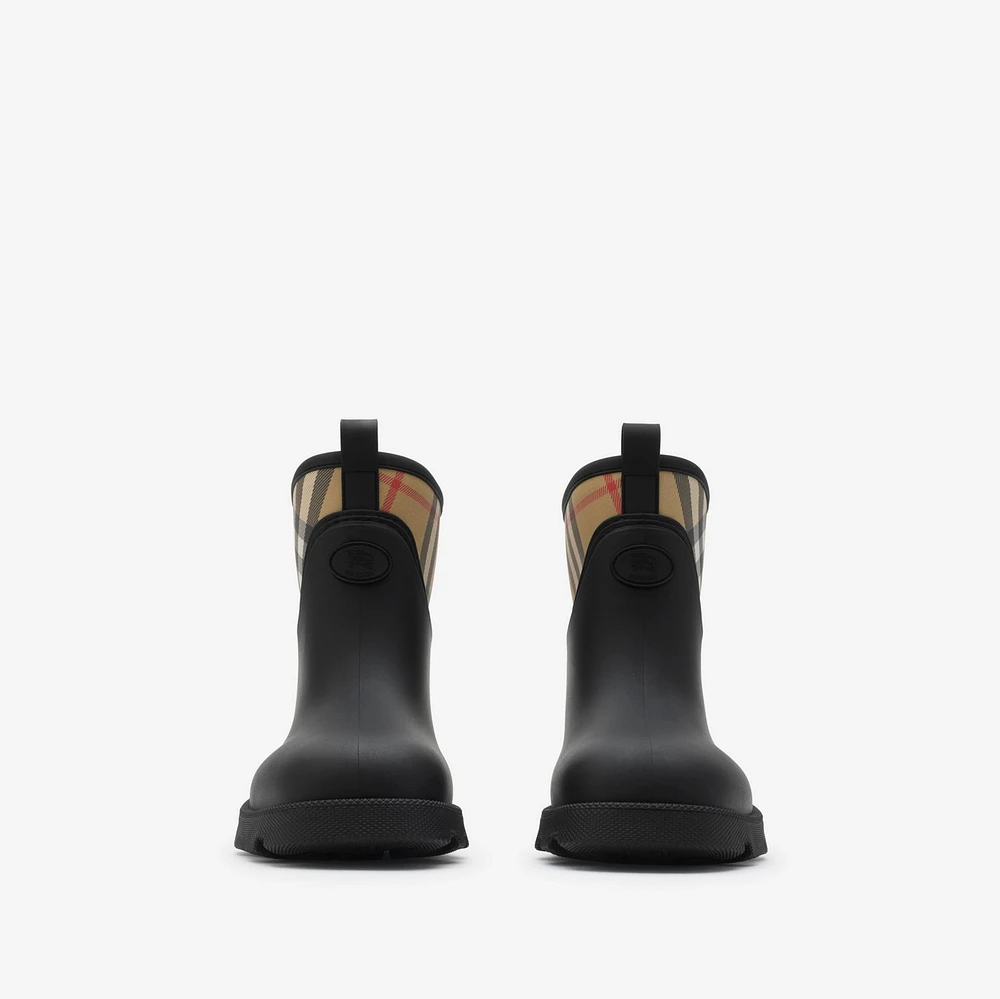 Rubber Marsh Stamp Low Boots​ in Black - Men | Burberry® Official