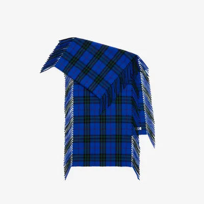 Check Cashmere Happy Scarf in Knight | Burberry® Official