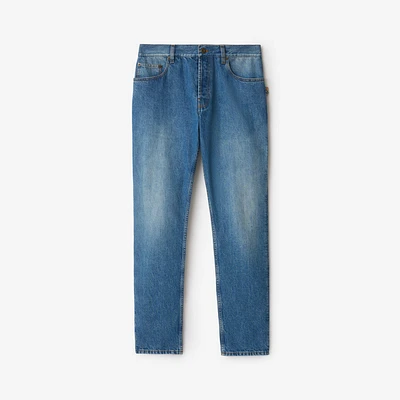 Slim Jeans in Mid blue - Men | Burberry® Official