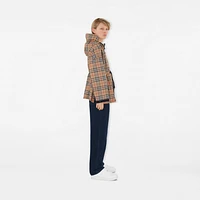 Check Lightweight Jacket in Archive beige - Women, Nylon | Burberry® Official
