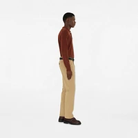 Cotton Chinos in Flax beige - Men | Burberry® Official