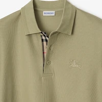Cotton Polo Shirt in Skylark - Men | Burberry® Official