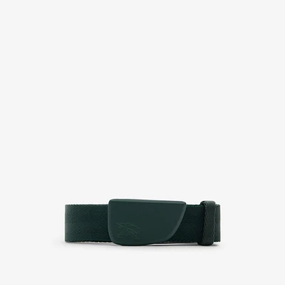 Webbing Shield Belt in Vine - Men | Burberry® Official