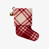 Check Wool Stocking in Ripple | Burberry® Official