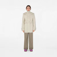 Bonded Cotton Trench Jacket in Sail - Men | Burberry® Official
