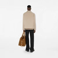 Gabardine Jacket in Fossil - Men | Burberry® Official