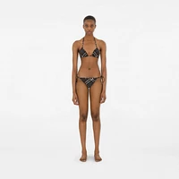 Check Bikini Briefs in Snug - Women, Nylon | Burberry® Official