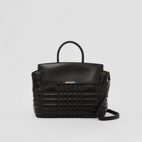 Quilted Leather Medium Catherine Bag in Black - Women | Burberry® Official