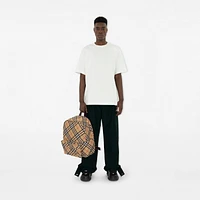 Check Backpack in Sand - Men | Burberry® Official