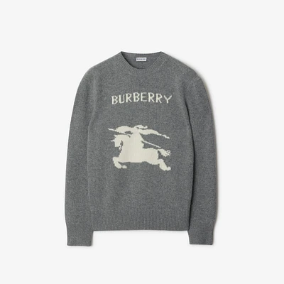 EKD Wool Cashmere Sweater in Grey - Men | Burberry® Official