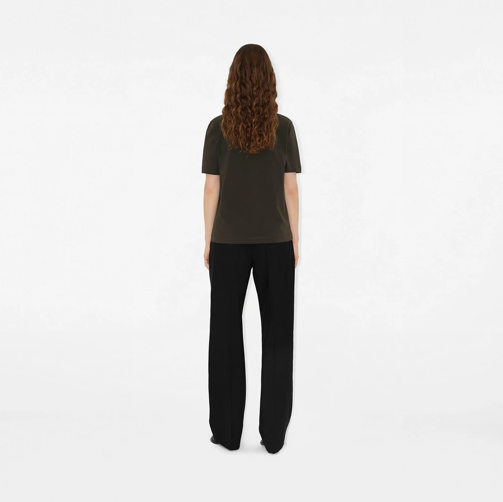 EKD Cotton T-shirt in Snug - Women | Burberry® Official