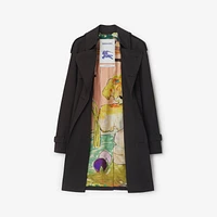 Mid-length Highgrove Gabardine Trench Coat in Cog - Men | Burberry® Official