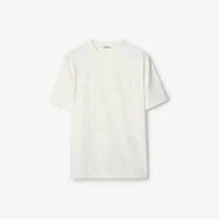 EKD Badge Cotton T-shirt in Chalk - Men | Burberry® Official