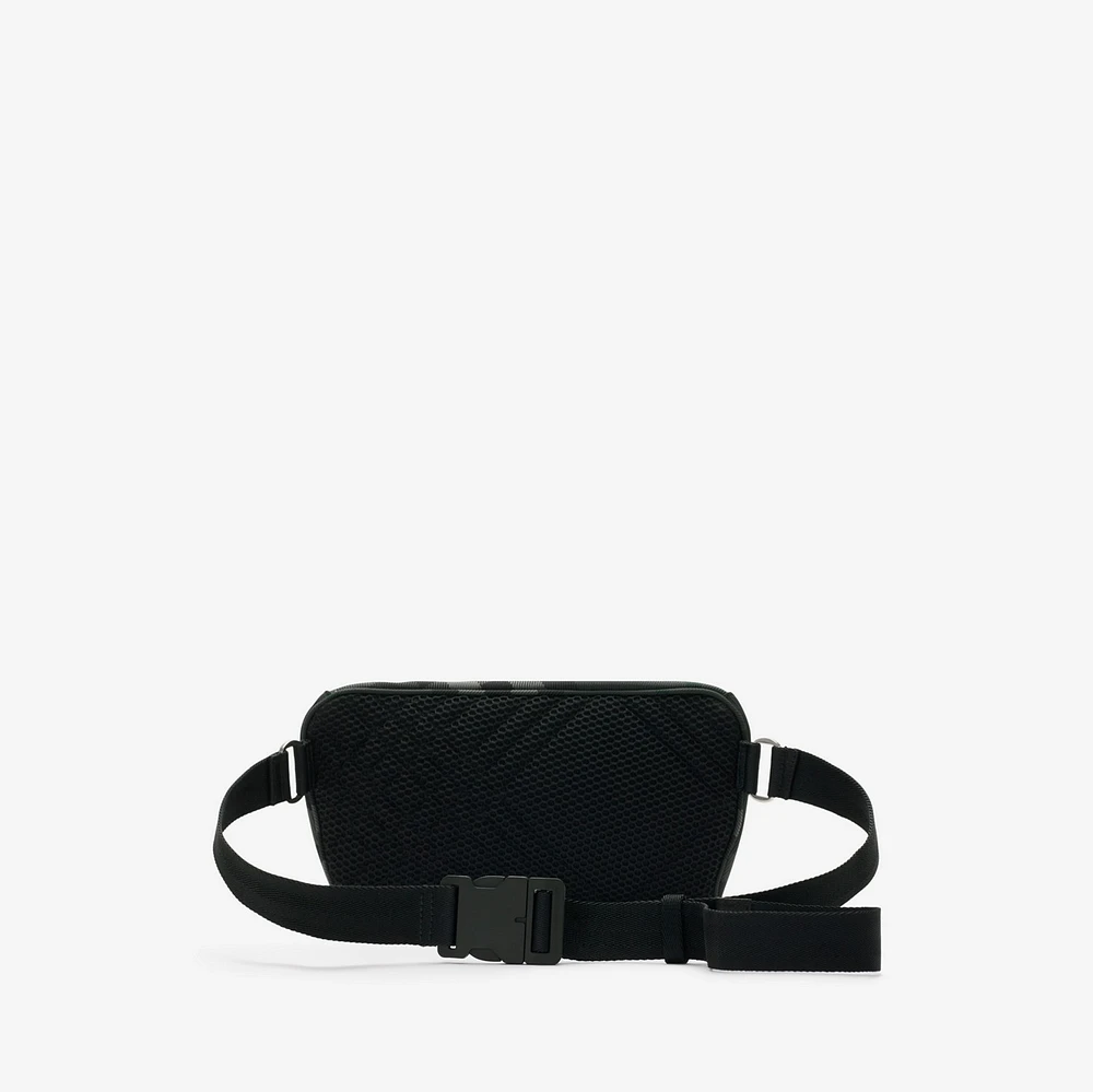 Grid Belt Bag in Charcoal - Men | Burberry® Official