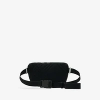 Grid Belt Bag in Charcoal - Men | Burberry® Official