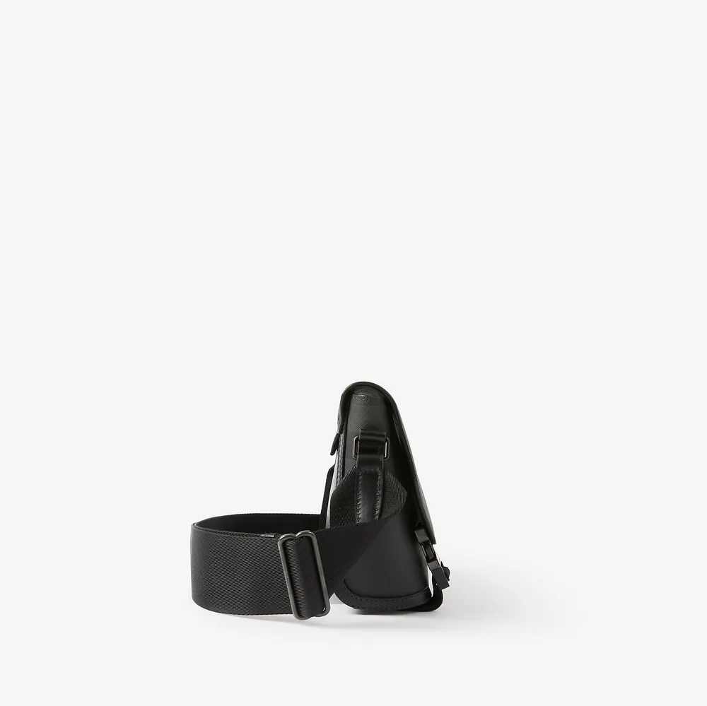 Small Wright Bag in Charcoal - Men, Canvas | Burberry® Official