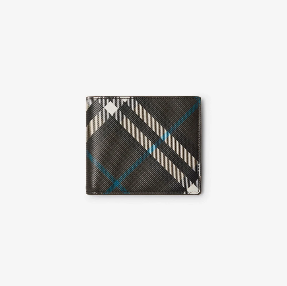 Check Bifold Wallet - Men, Cotton, Nylon | Burberry® Official