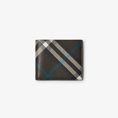 Check Bifold Wallet - Men, Cotton, Nylon | Burberry® Official