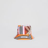 Montage Print Silk Bucket Hat Multicolour | Burberry® Official