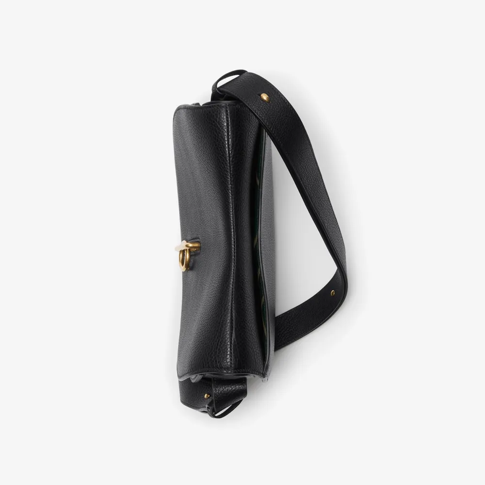 Medium Rocking Horse Bag in Black, grainy leather - Women | Burberry® Official