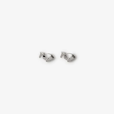 Horse Hoop Earrings in Silver - Women | Burberry® Official