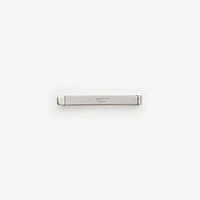 Enamel Check Tie Bar in Silver - Men | Burberry® Official