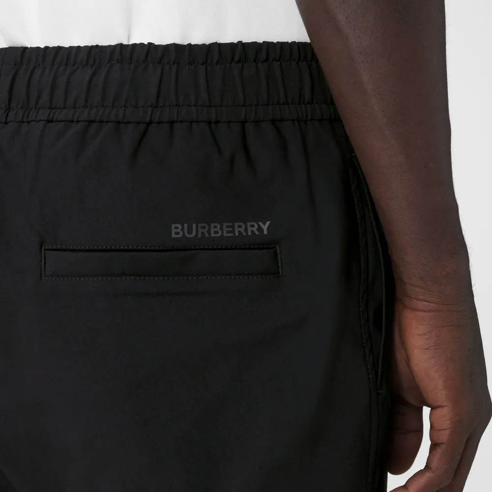 Burberry Aimie Check Buttonhem Straightleg Trousers In Brown  ModeSens