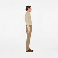 Wool Tailored Trousers in Puddle - Men | Burberry® Official