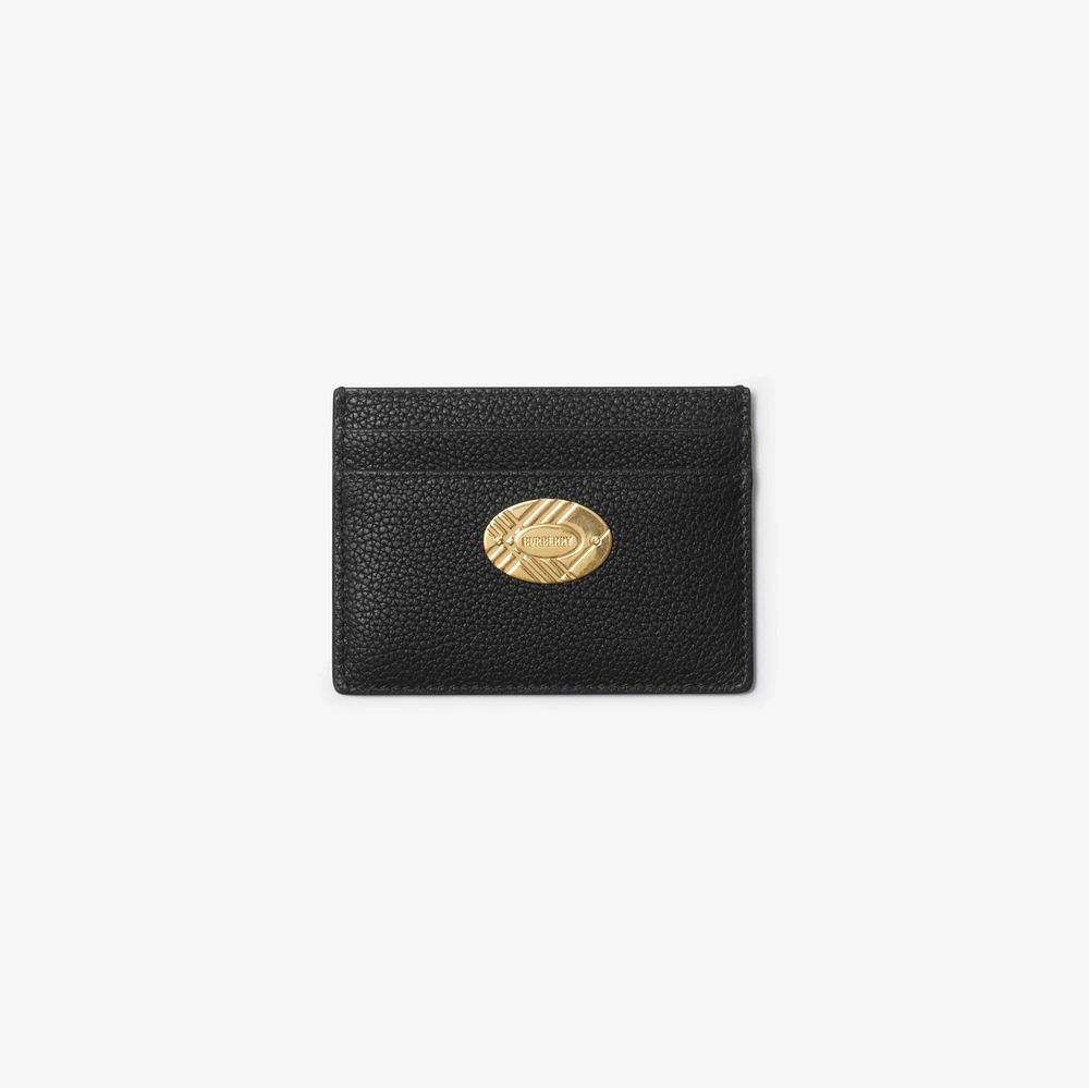 Cotswolds Card Case in Black - Women, Leather | Burberry® Official